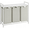 Корзина для белья LEOBERT Chariot 3 x 38л Белая