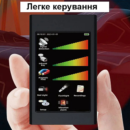Детектор жучков/скрытых камер и магнитов Nectronix T68 (101023)
