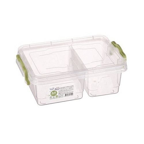 Контейнер пищевой AL-PLASTIK Twin 0,5 л 16,2х11,2х6,4 см АЛ 18