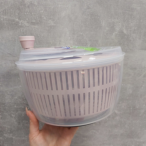 Сушка для зелени 5 л Ucsan Plastik M-123 розовый