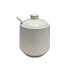 Сахарниця керамічна з ложкою h-11 см Maestro MR-20002-09 White