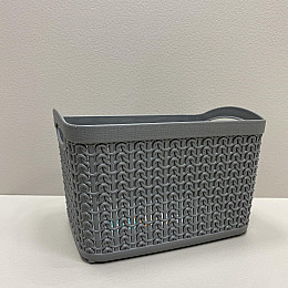 Корзина 21х16х14 см 3,3 л сірий М-093 Ал-Пластик