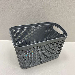 Корзина 21х16х14 см 3,3 л сірий М-093 Ал-Пластик