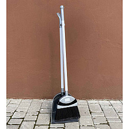 Совок со щеткой Stenson 330 ТЕ Серый