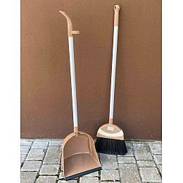 Совок со щеткой Stenson 330 ТЕ Коричневый