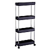 Этажерка A-PLUS 400SR 40х12,3х87,2 см Черный