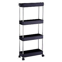 Этажерка A-PLUS 400SR 40х12,3х87,2 см Черный