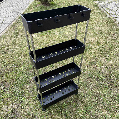 Этажерка A-PLUS 400SR 40х12,3х87,2 см Черный