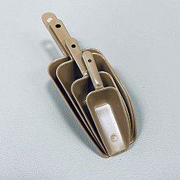 Набір вимірних совочків URVE UR-3041 4 шт Коричневий