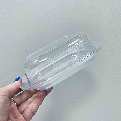 Масленка пластиковая Dunya Plastik 30301 17,3х12,6х6 см