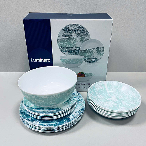 Сервіз столовий Luminarc Acctit Turquoise V8146 19 предметів