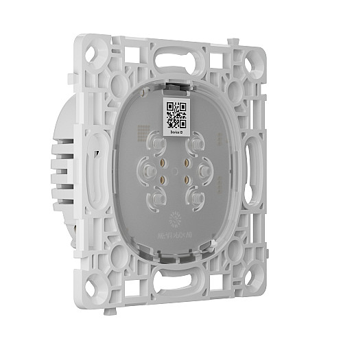 Реле для двухклавишного проходного выключателя Ajax LightCore 2-gang/2-way vertical