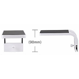 Світильник світлодіодний для нано акваріума Sunsun AD-150 16,5 см Біло-чорний (AD-150)