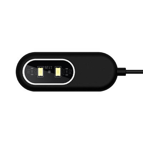 Светодиодный светильник для аквариума Collar Pico Tablet USB 6500K белый свет до 10 л Черный (15283)