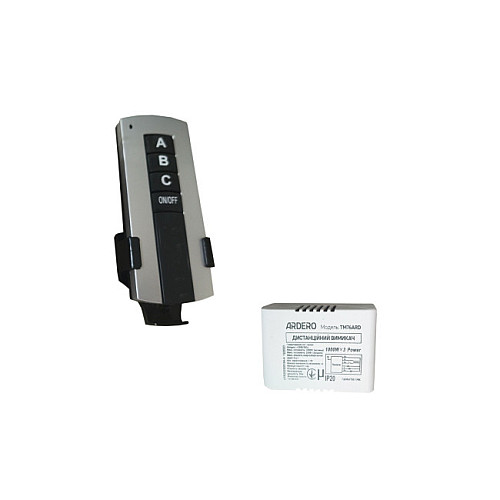 Беспроводной выключатель света Ardero TM76ARD 1000 W 30 м iz15983