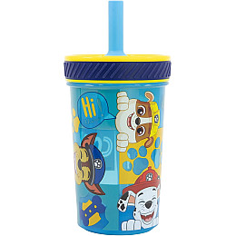 Стакан для дітей з силіконовою трубочкою Stor Paw Patrol 370 мл (74687)