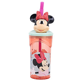 Бутылка с трубочкой Stor Minnie Mouse 360 мл (74466)