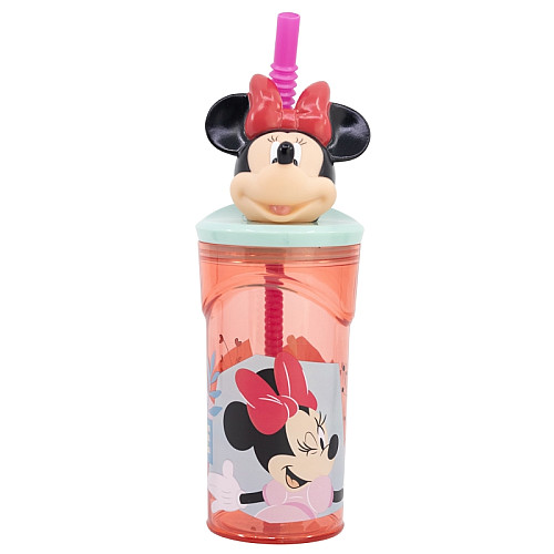 Бутылка с трубочкой Stor Minnie Mouse 360 мл (74466)