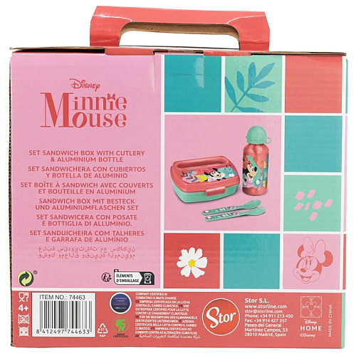 Набор посуды детский Stor Minnie Mouse 4 предмета (74463)