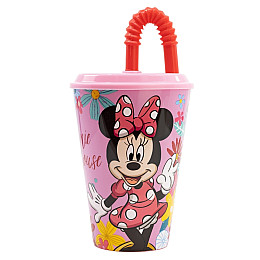 Стакан для детей с трубочкой Stor Minnie Mouse 430 мл (74430)