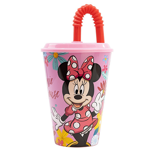 Стакан для детей с трубочкой Stor Minnie Mouse 430 мл (74430)