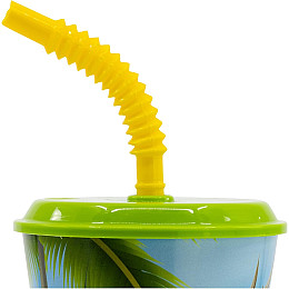 Стакан для детей с трубочкой Stor Dinosaur 430 мл (26230)