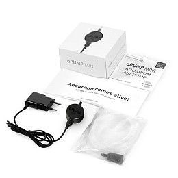 Компрессор для аквариумов Collar Aqualighter aPUMP MINI бесшумный до 40 л Черный (15276)