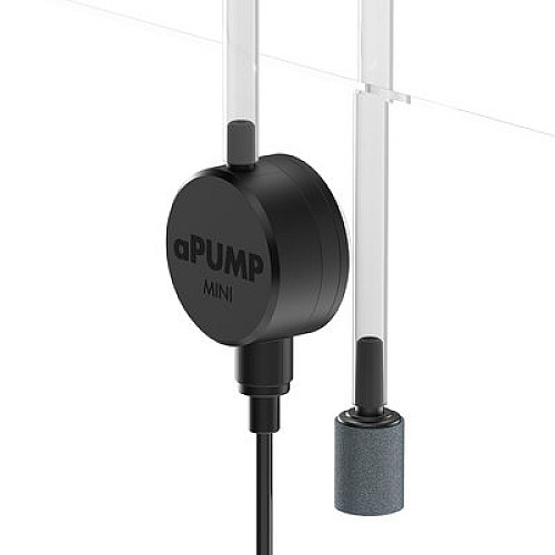 Компрессор для аквариумов Collar Aqualighter aPUMP MINI бесшумный до 40 л Черный (15276)