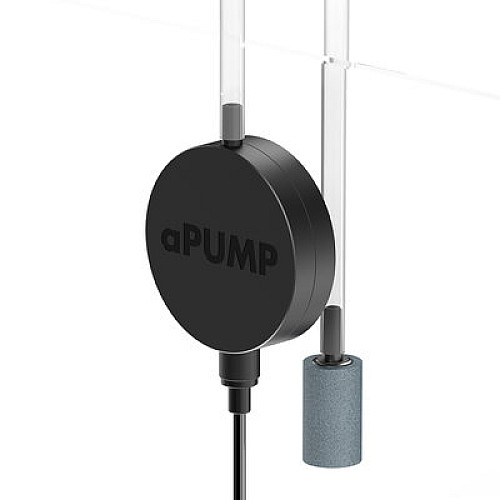 Компрессор для аквариумов Collar Aqualighter aPUMP бесшумный до 100 л Черный (15277)