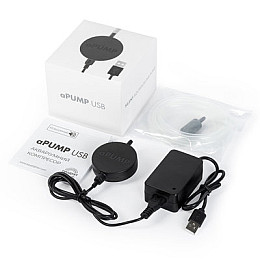 Компрессор для аквариумов Collar Aqualighter aPUMP USB 5V бесшумный до 100 л Черный (15278)