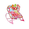 Шезлонг Hu Baby Rocker 3 подвески Розовый (157235)