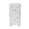 Этажерка Plastic's Craft Ротанг 3-секционная Белый 52х30х58 см 4820182291081