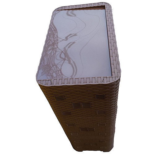Етажерка Plastic's Craft Ротанг 4-секційна Коричневий 52х30х83 см 2000181110114