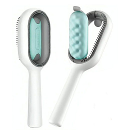 Щітка для вичісування шерсті домашніх тварин DLY LY-364 19х5,3х2,6 см Білий