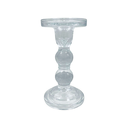 Подсвечник стеклянный OLens 8030-373 h-15,5 см Доффин