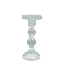 <p>Подсвечник стеклянний OLens 8030-374 h-17,5 см Доффін</p>