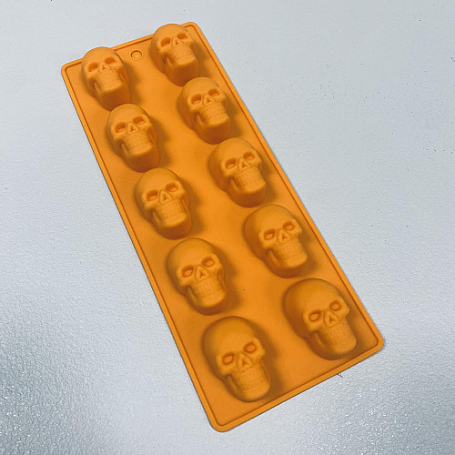 Форма для конфет Stenson MH-5262 Halloween 22,8x9,2x2 см Оранжевий
