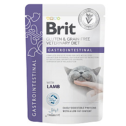 Вологий корм Brit GF VD Gastrointestinal для котів з ягням 85 г (101114_1) (16179)