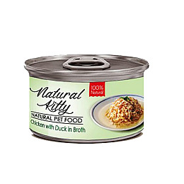 Вологий додатковий корм для котів Pettric Natural Kitty Broth Series Курка з качкою 80 г (CHT20032)