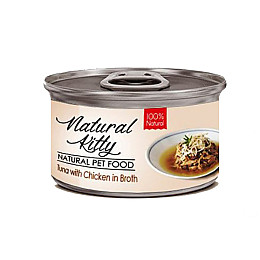 Вологий корм для котів Cherie Natural Kitty Broth Series Тунець з куркою 80 г (CHT21046)