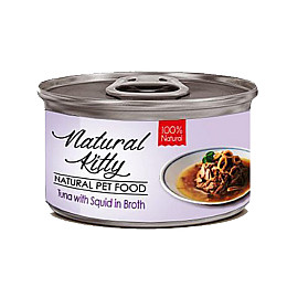 Вологий корм для кішок Cherie Natural Kitty Broth Series Тунець з кальмарами 80 г (CHT20036)