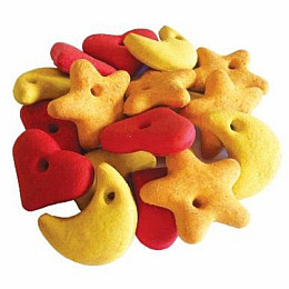 Печенье для собак Rolls Rocky Heart Moon Star Помидоры Куркума Ваниль 1 кг (944)
