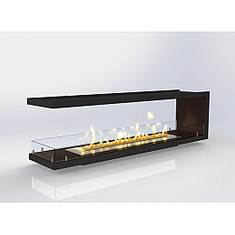 Вбудований біокамін в корпусі Очаг Gloss Fire Focus MS-002