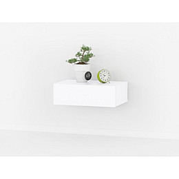 Навісна прикроватна тумба Forte Ellen 462x146x304 Білий