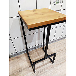 Барний стілець GoodsMetall в стилі ЛОФТ 750х350х350 "Портер"