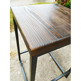 Полубарний стілець GoodsMetall в стилі ЛОФТ 650х350х350 БС226