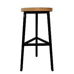 Барний стілець GoodsMetall в стилі ЛОФТ 750х350х350 мм Кайлас