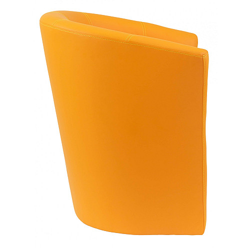 Кресло Richman Бум Единица 650 x 650 x 800H см Zeus Deluxe Orange Оранжевое