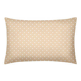 Детская наволочка COSAS BEIGE DOTS Ранфорс 40х60 см Бежевый