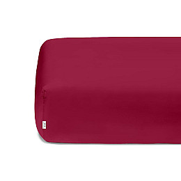 Детская простыня COSAS RUBY Ранфорс 60х120х12 см Бордо